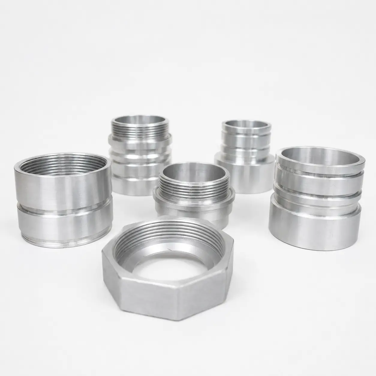Aluminum adaptor for gas station fueling industry components